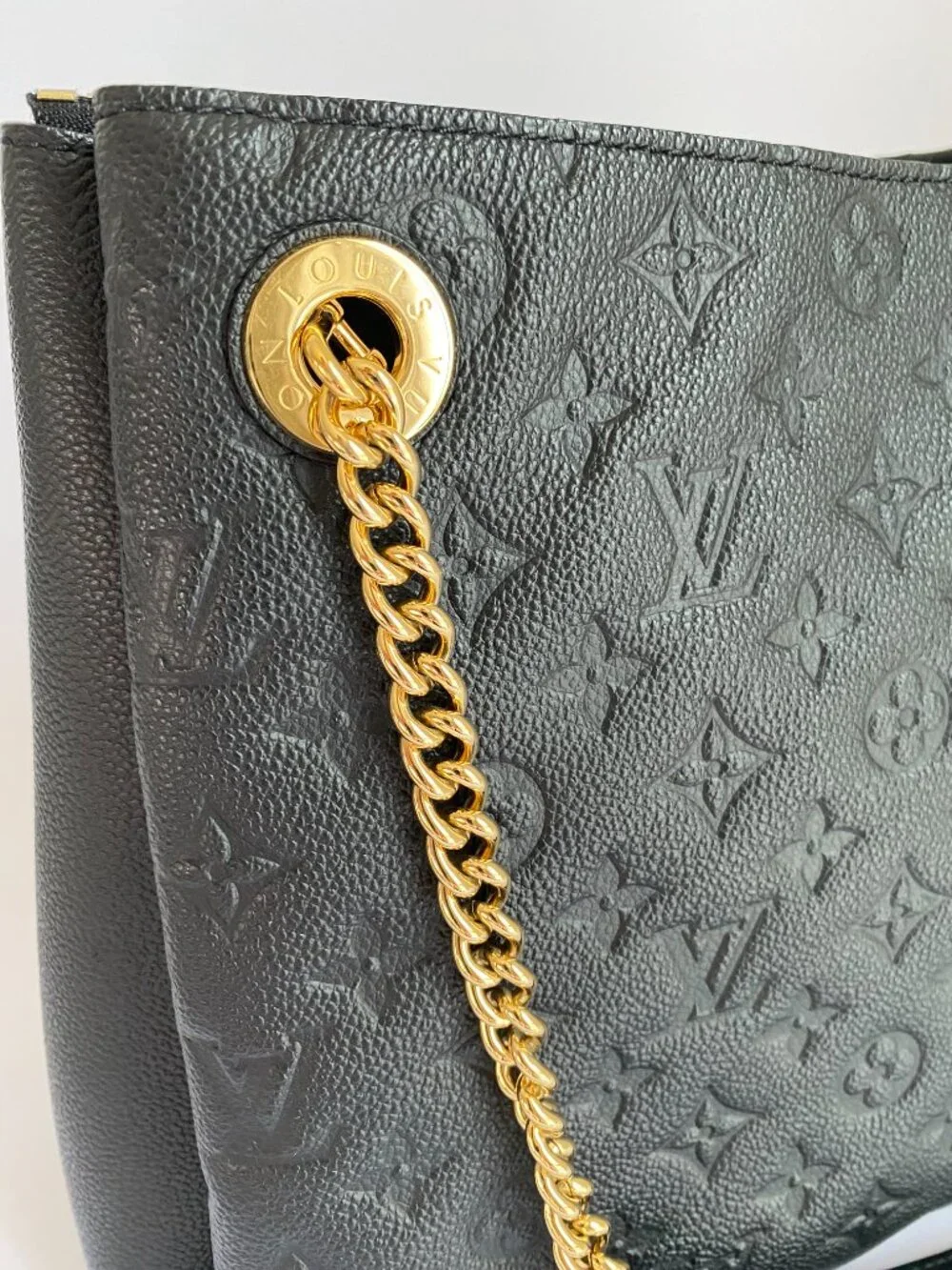 Louis Vuitton Monogram Empreinte Surene MM Black Tote + Box/Receipt - Picture 11 of 16